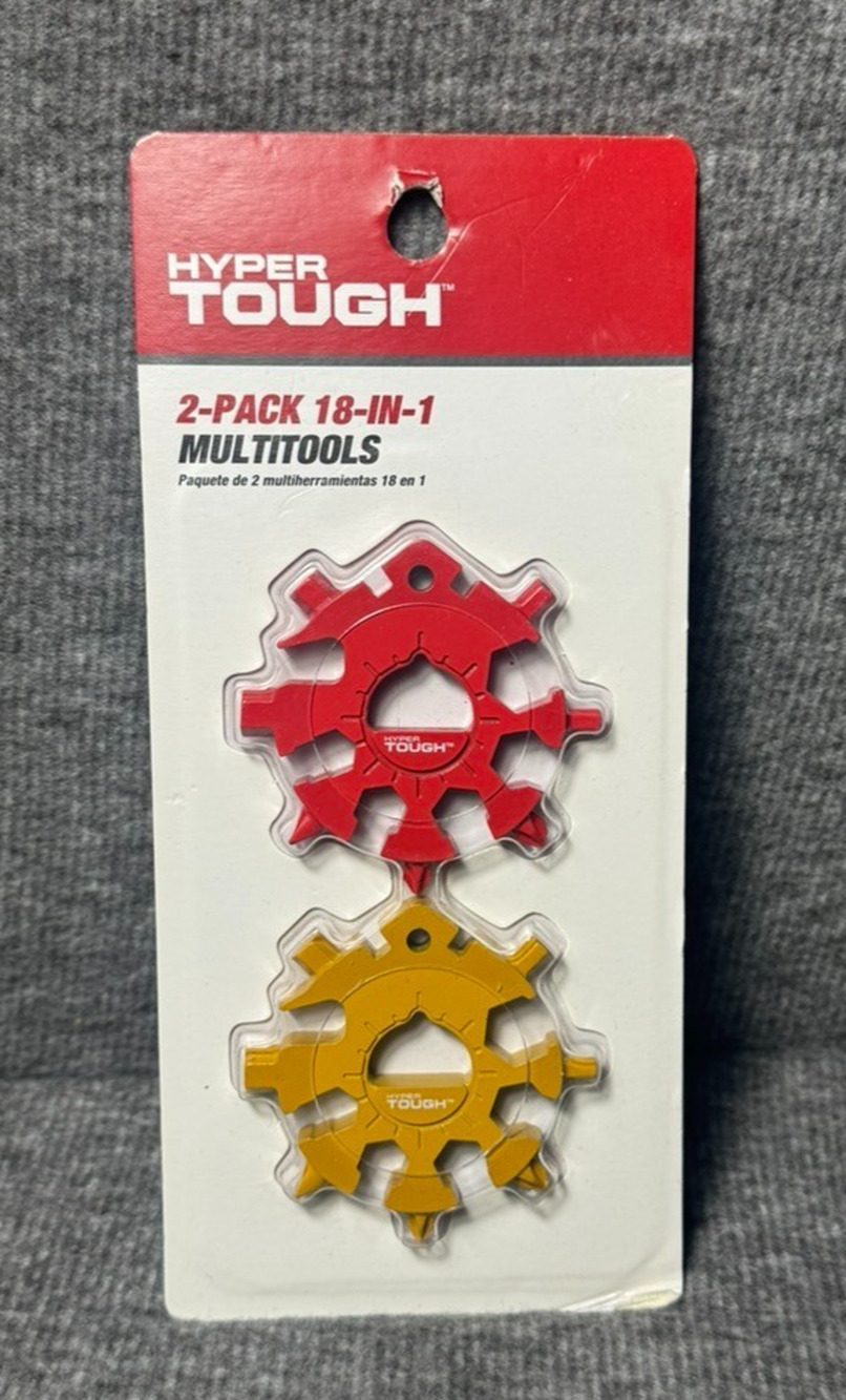 Hyper Tough 2 pack Snowflake Multi-tools Gadget 18-in-1